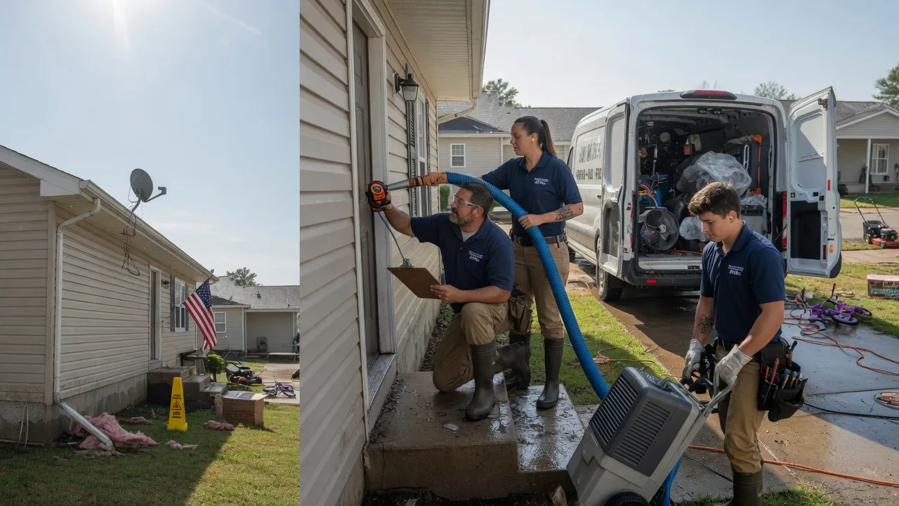 Ceiling Water Damage Restoration in Galesburg, ND near me